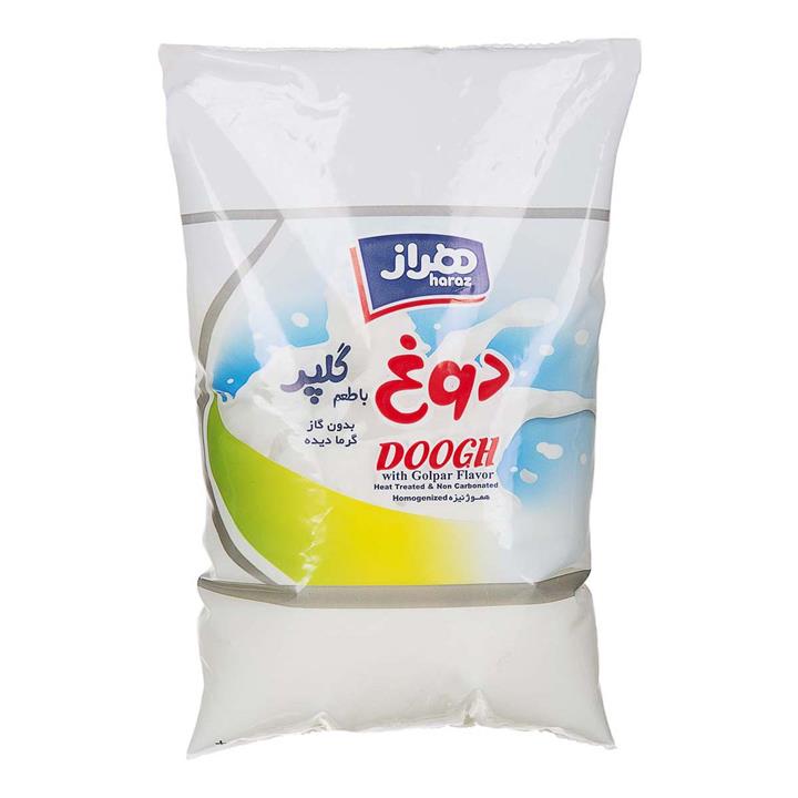 دوغ با طعم گلپر 900 میلی‌لیتری هراز